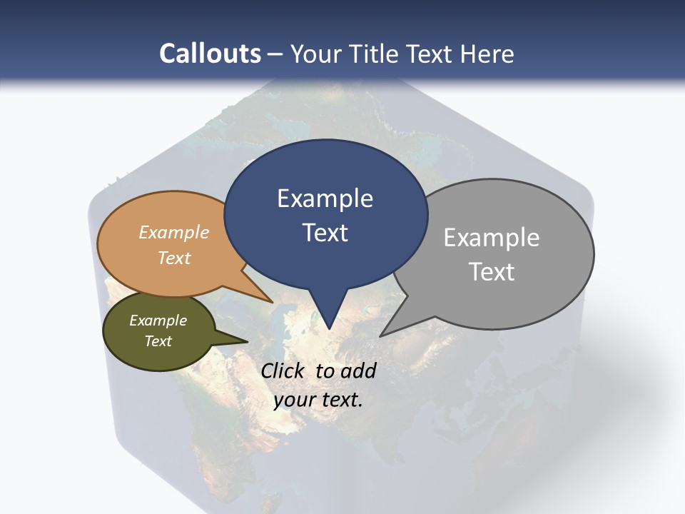 Elevation Bottom Map PowerPoint Template