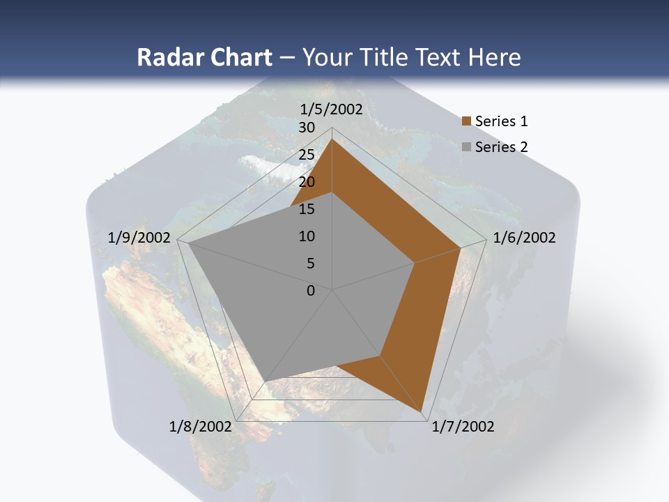 Elevation Bottom Map PowerPoint Template