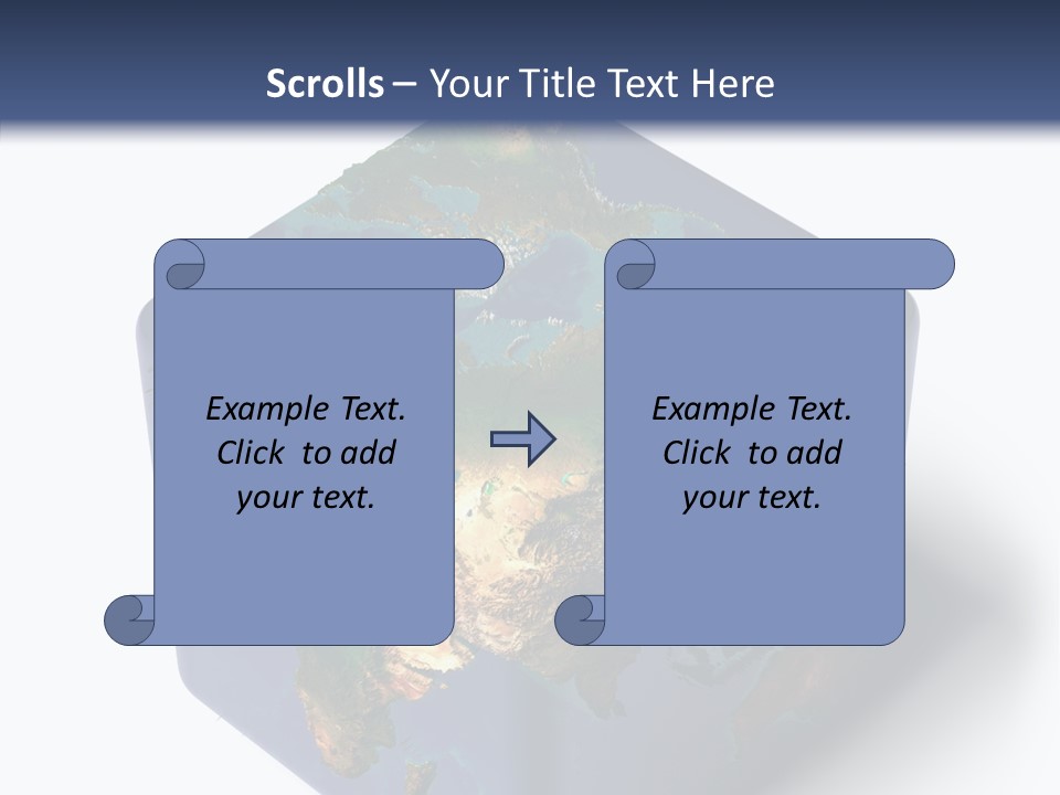 Elevation Bottom Map PowerPoint Template
