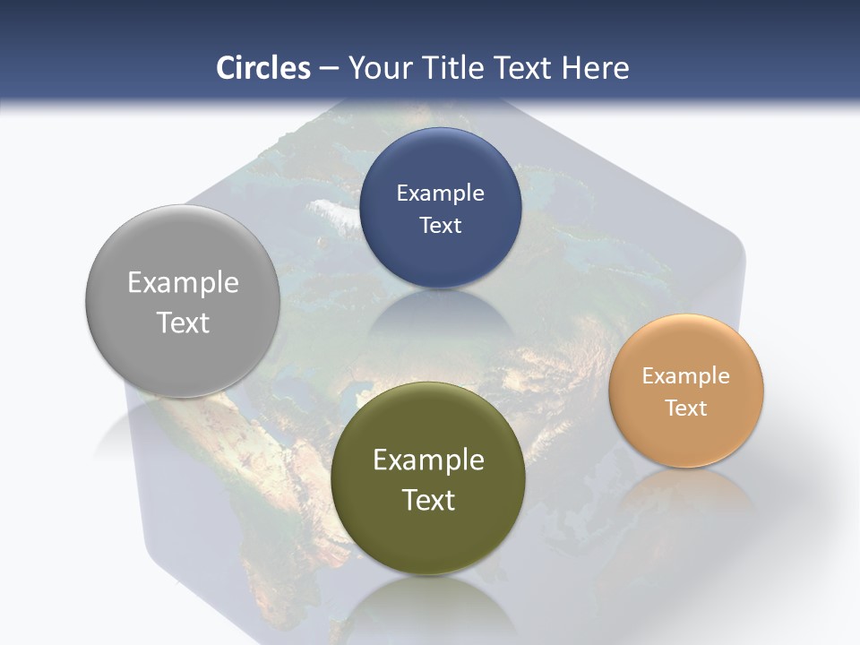 Elevation Bottom Map PowerPoint Template