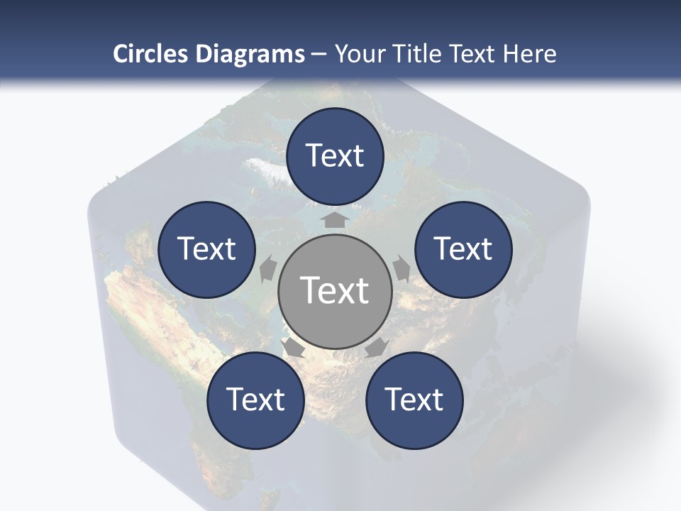 Elevation Bottom Map PowerPoint Template