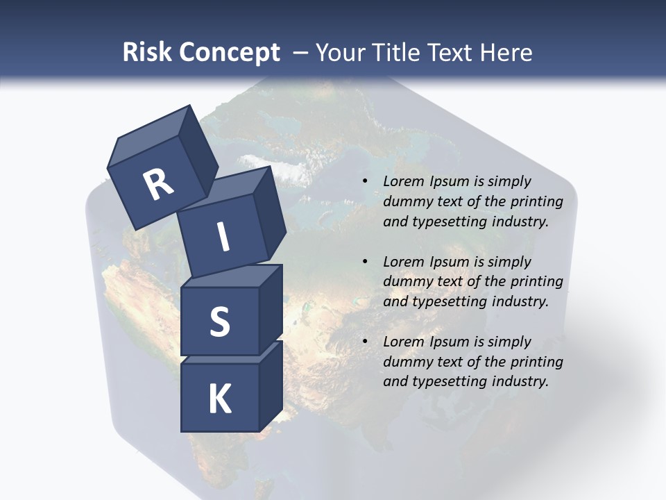 Elevation Bottom Map PowerPoint Template