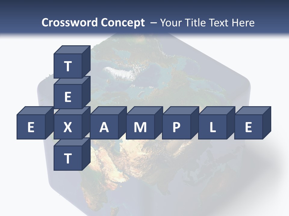 Elevation Bottom Map PowerPoint Template