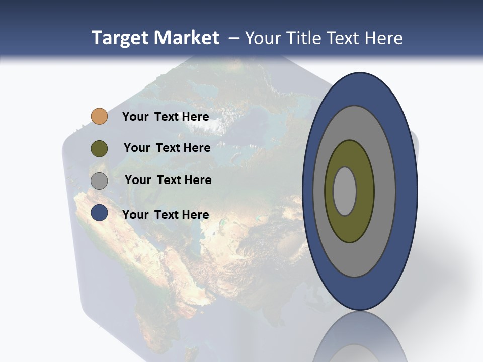Elevation Bottom Map PowerPoint Template