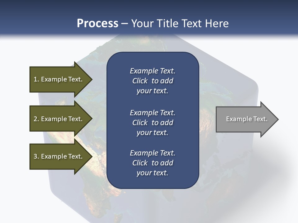 Elevation Bottom Map PowerPoint Template