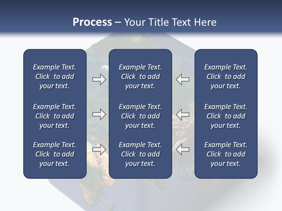 Elevation Bottom Map PowerPoint Template