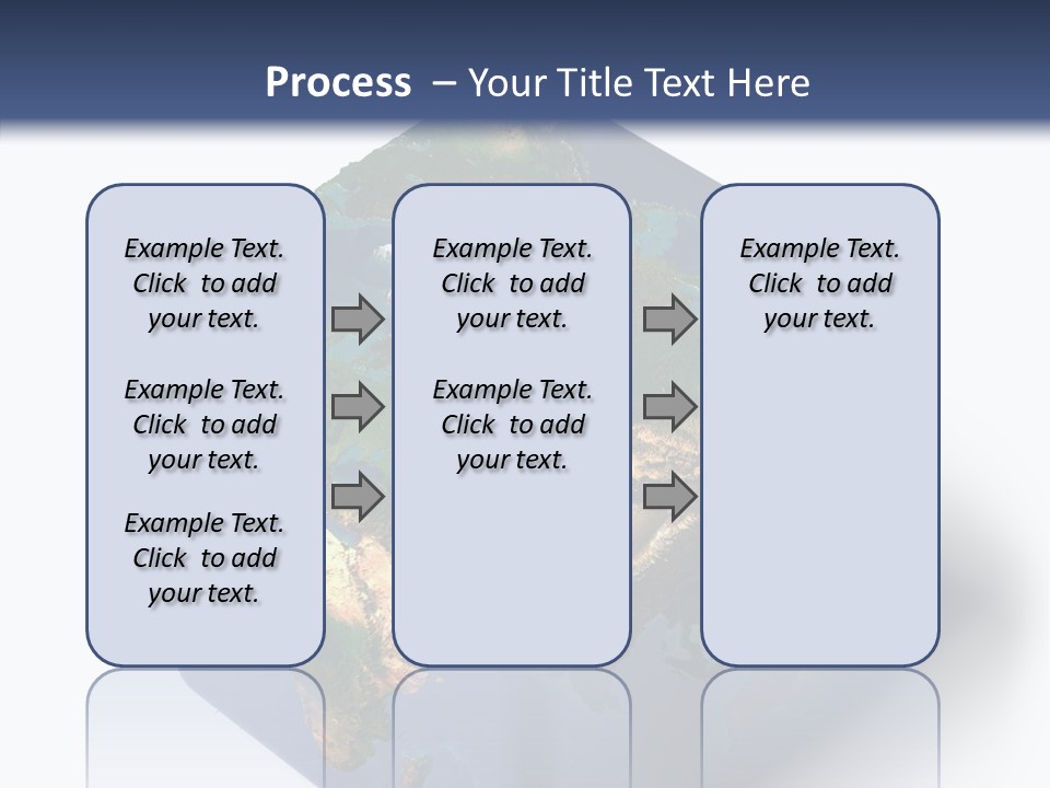 Elevation Bottom Map PowerPoint Template