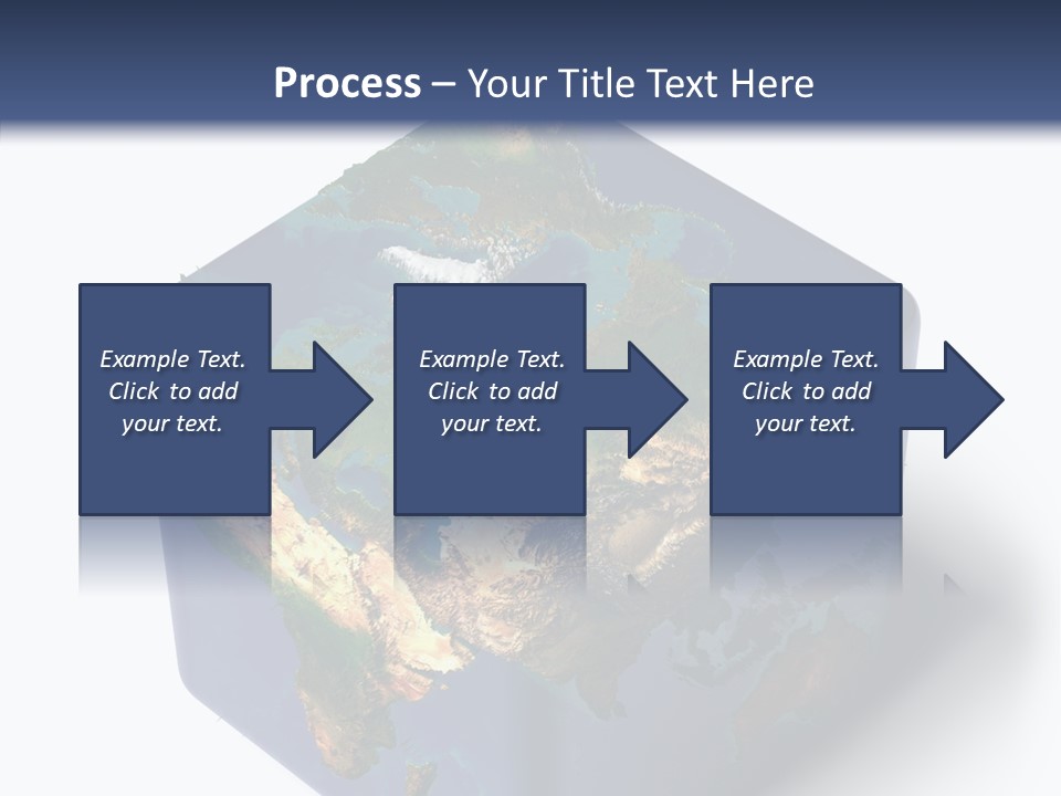 Elevation Bottom Map PowerPoint Template