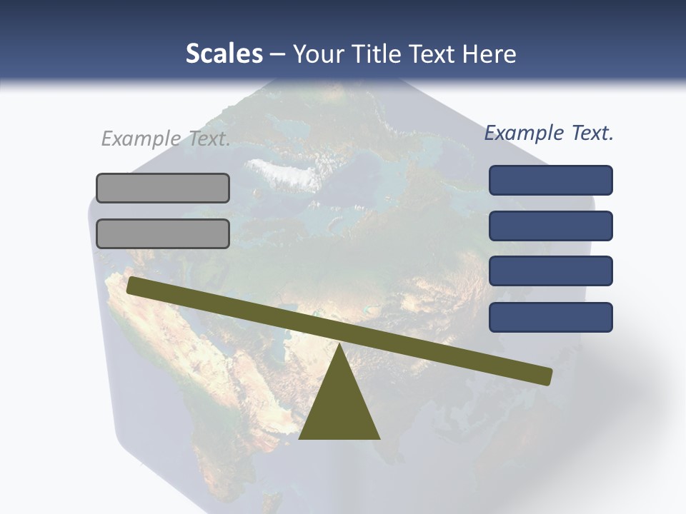 Elevation Bottom Map PowerPoint Template