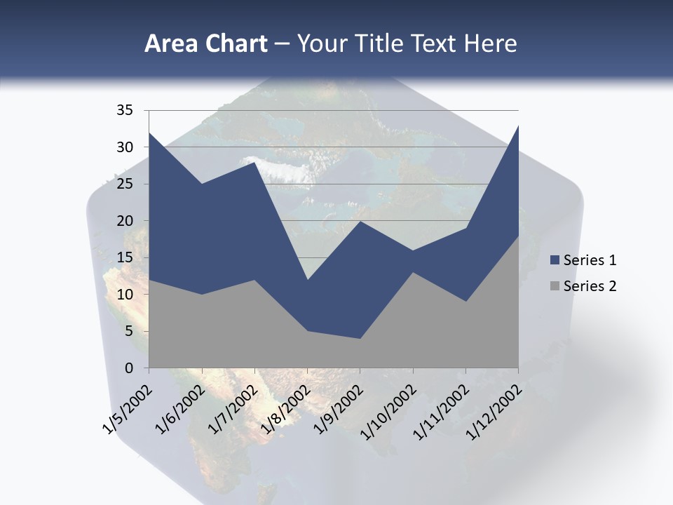 Elevation Bottom Map PowerPoint Template
