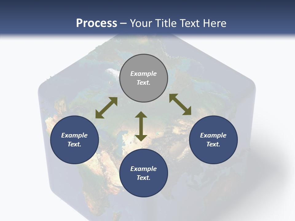Elevation Bottom Map PowerPoint Template