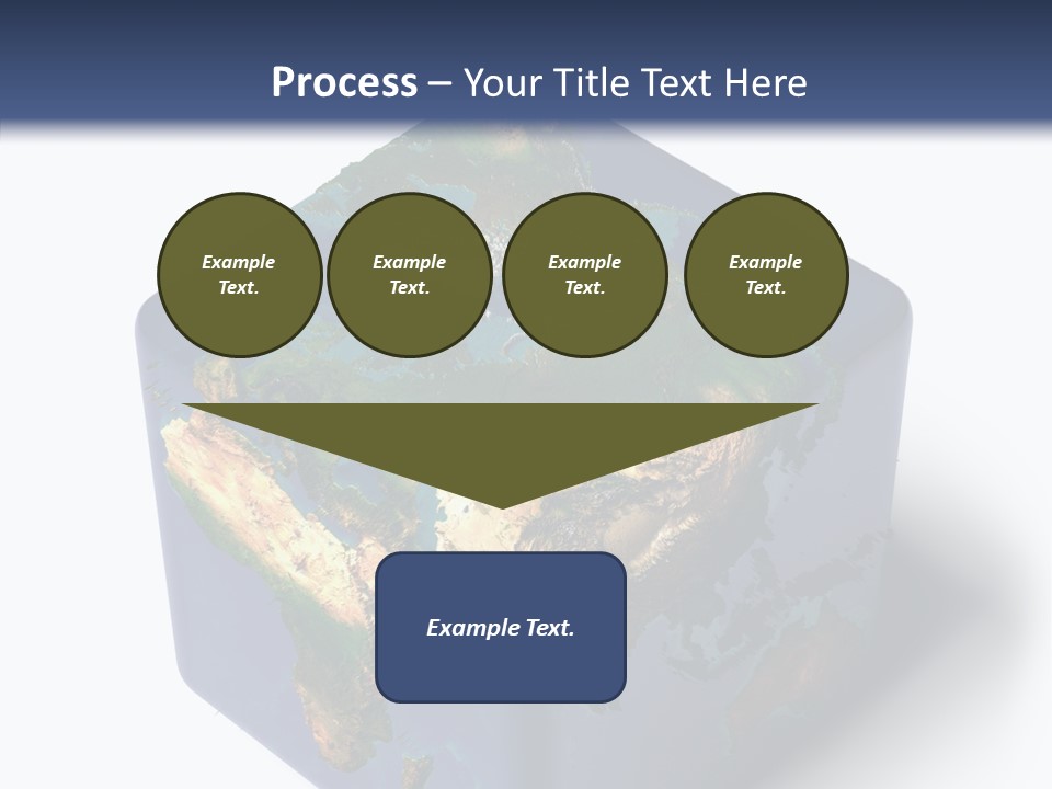 Elevation Bottom Map PowerPoint Template