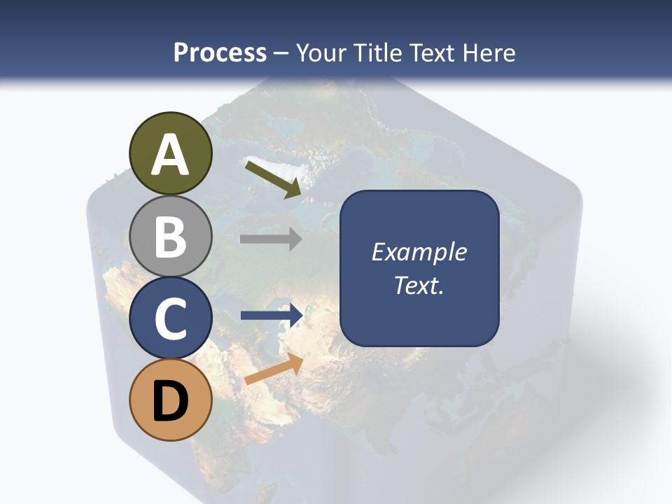 Elevation Bottom Map PowerPoint Template