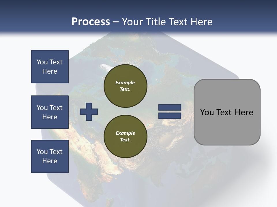 Elevation Bottom Map PowerPoint Template