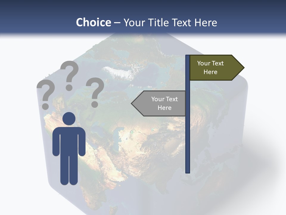 Elevation Bottom Map PowerPoint Template