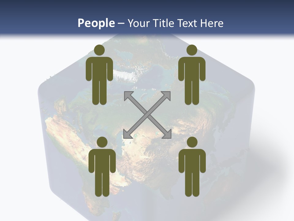 Elevation Bottom Map PowerPoint Template