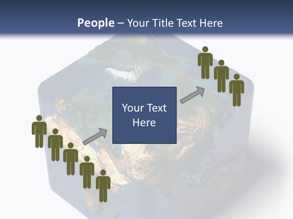 Elevation Bottom Map PowerPoint Template