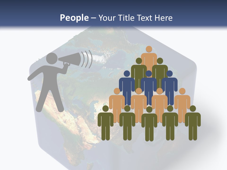 Elevation Bottom Map PowerPoint Template