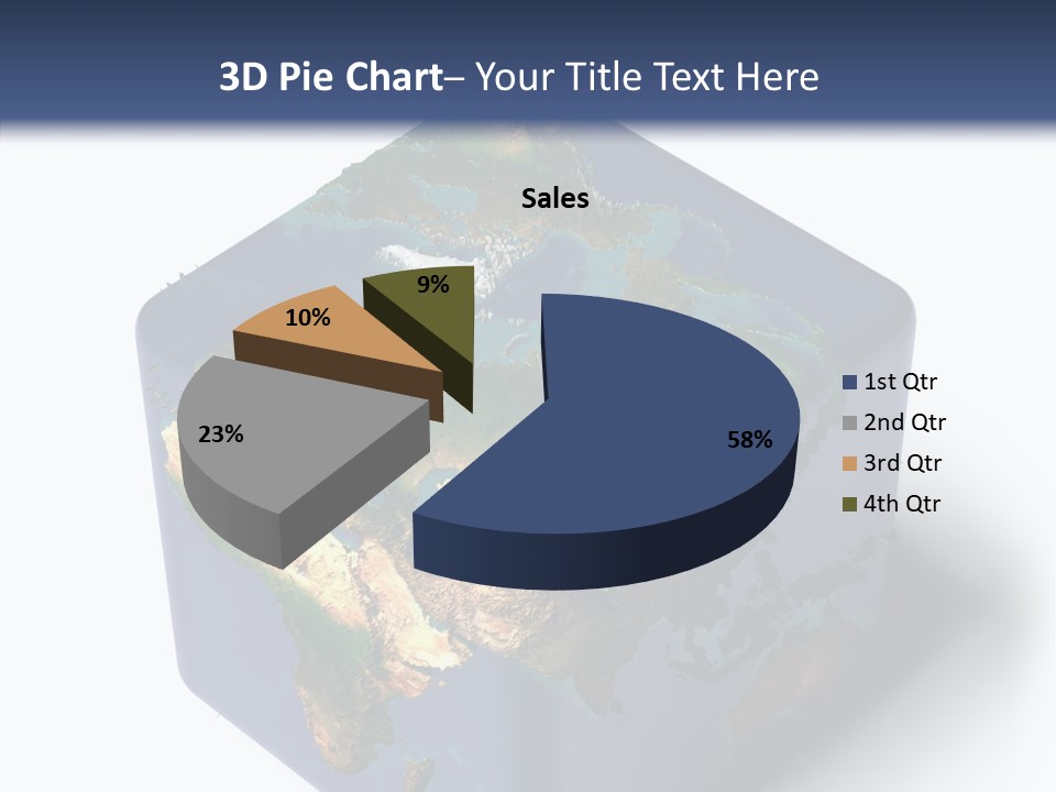 Elevation Bottom Map PowerPoint Template