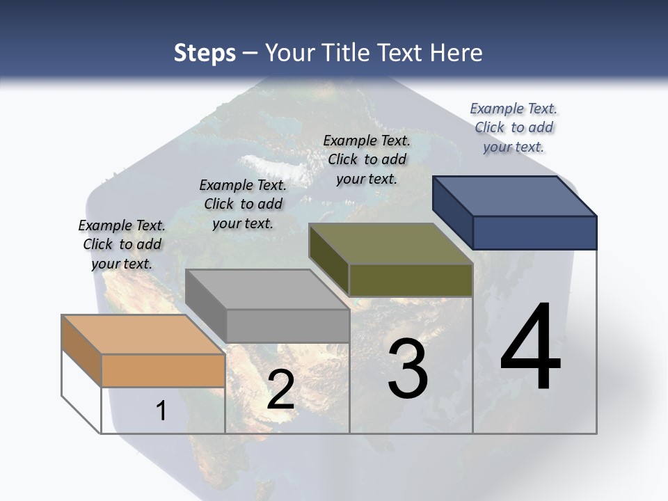Elevation Bottom Map PowerPoint Template