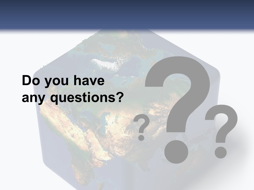 Elevation Bottom Map PowerPoint Template