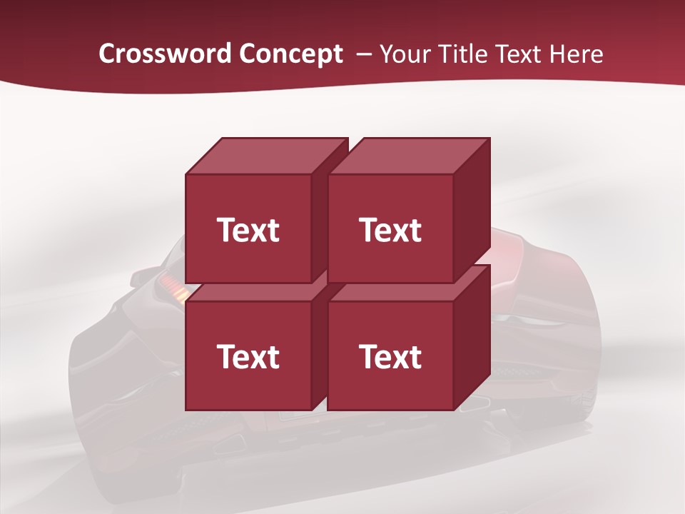 Blur Drive Automobile PowerPoint Template