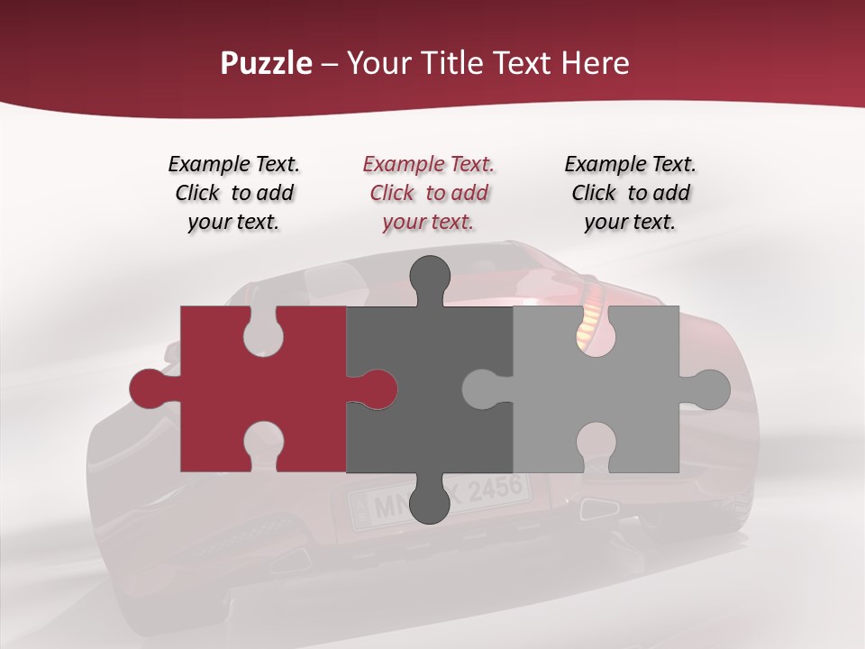 Blur Drive Automobile PowerPoint Template