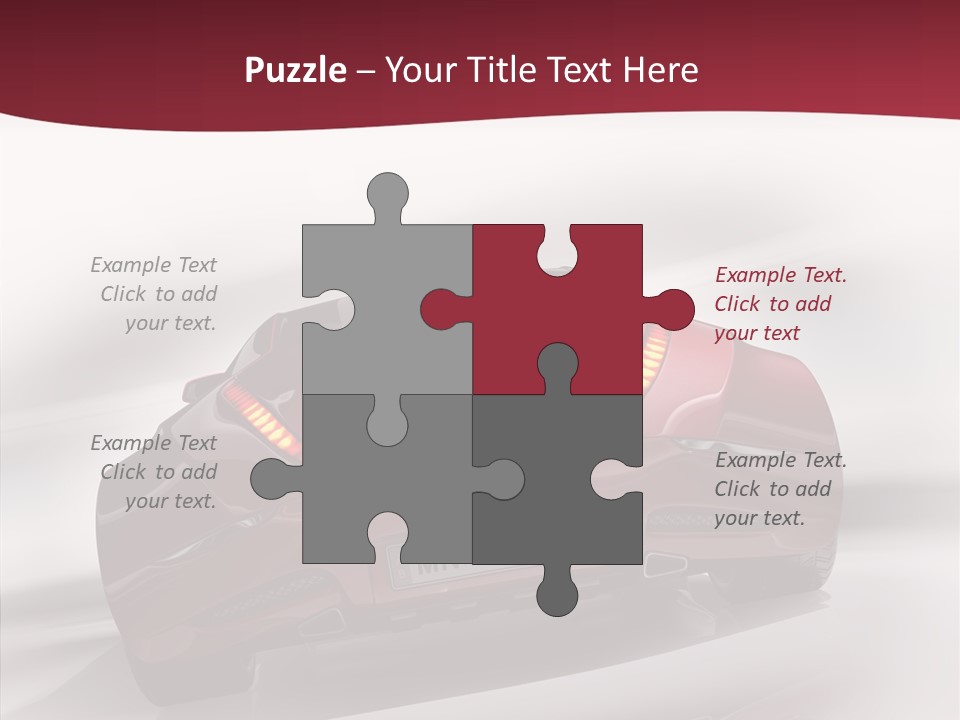 Blur Drive Automobile PowerPoint Template