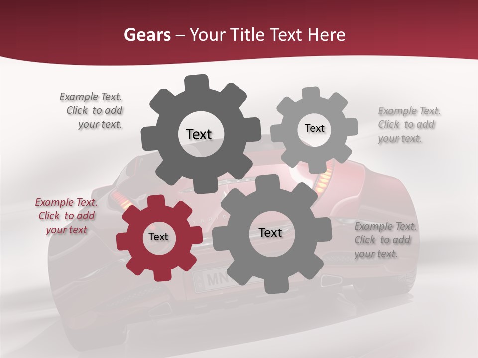 Blur Drive Automobile PowerPoint Template