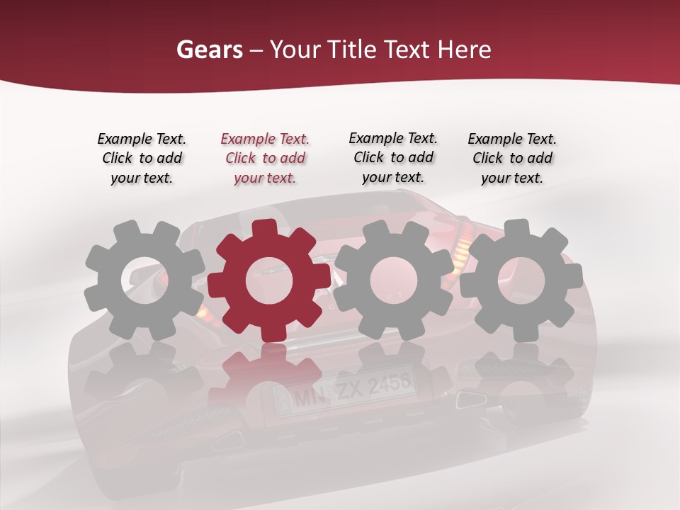 Blur Drive Automobile PowerPoint Template