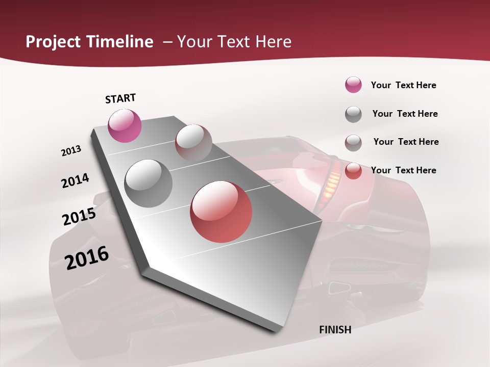 Blur Drive Automobile PowerPoint Template