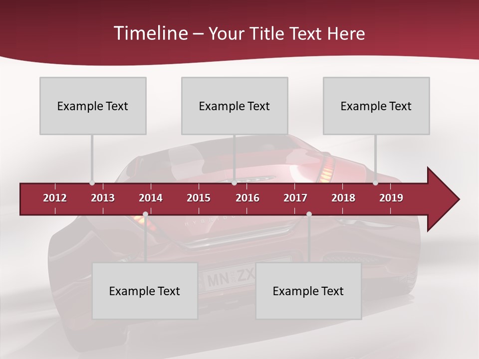 Blur Drive Automobile PowerPoint Template