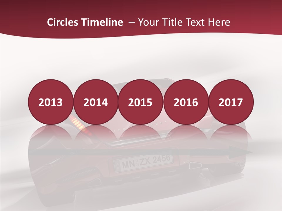 Blur Drive Automobile PowerPoint Template