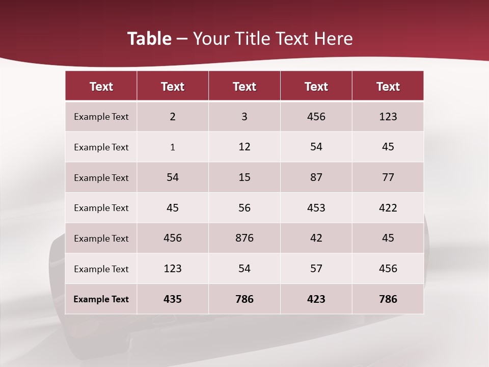 Blur Drive Automobile PowerPoint Template