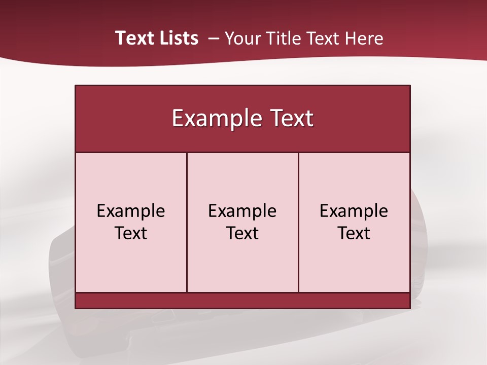 Blur Drive Automobile PowerPoint Template