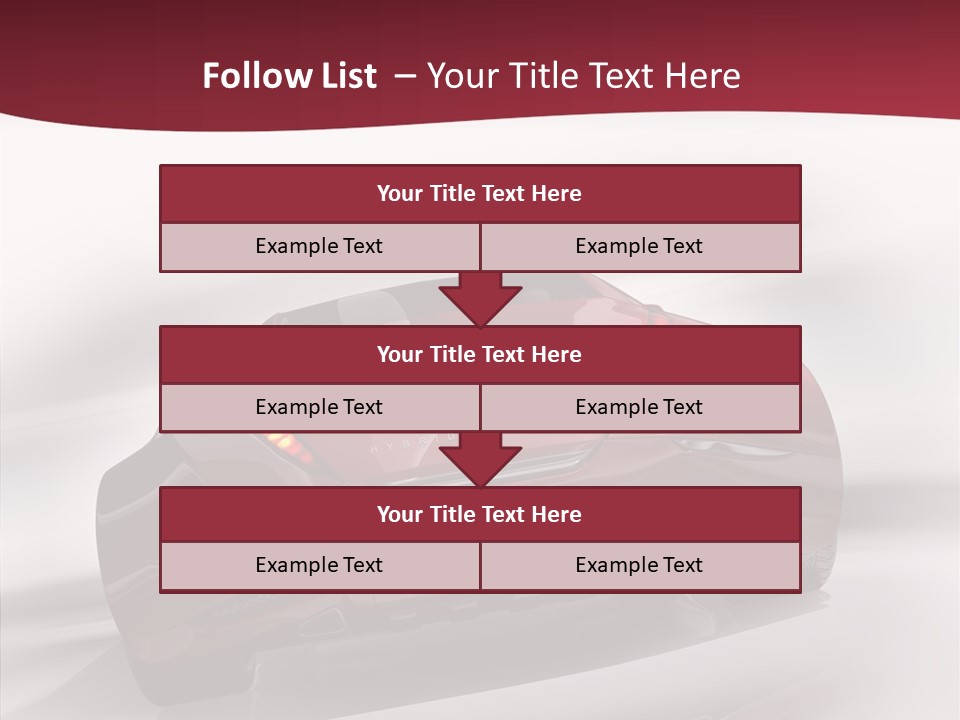 Blur Drive Automobile PowerPoint Template