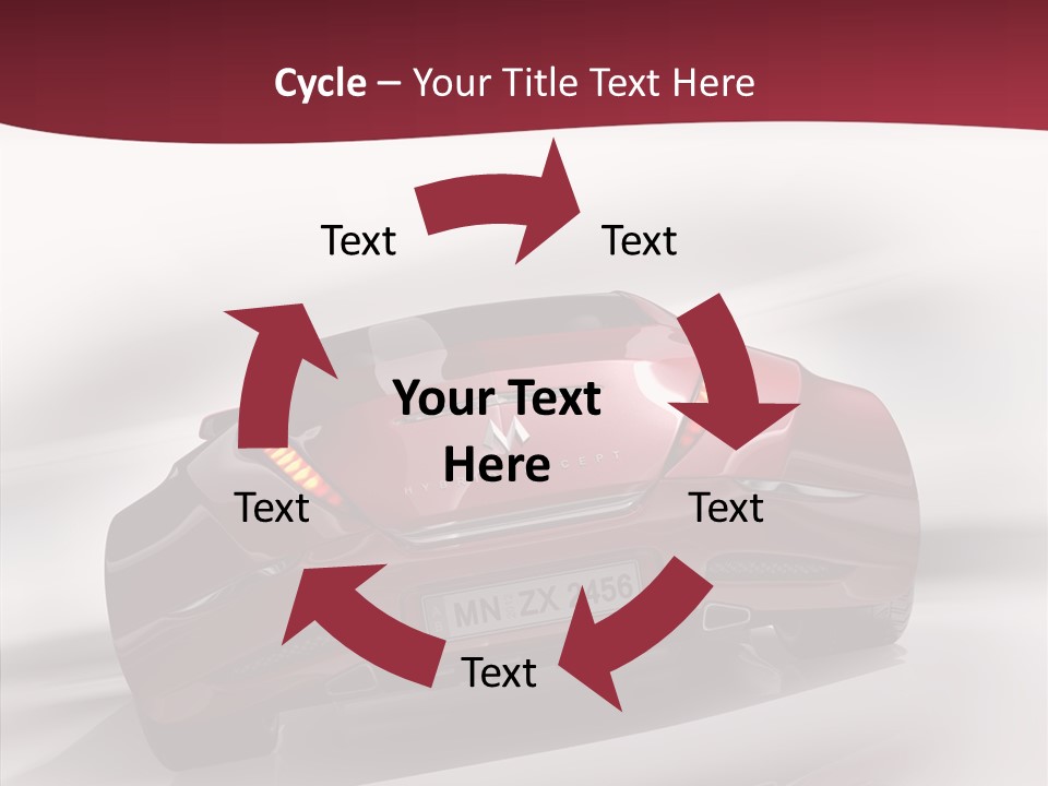 Blur Drive Automobile PowerPoint Template