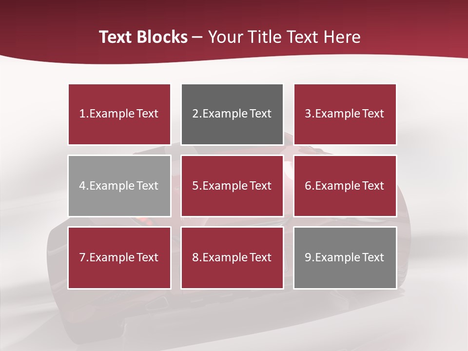 Blur Drive Automobile PowerPoint Template