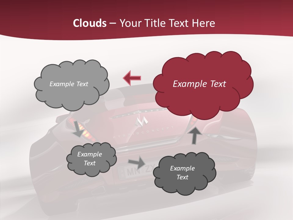 Blur Drive Automobile PowerPoint Template