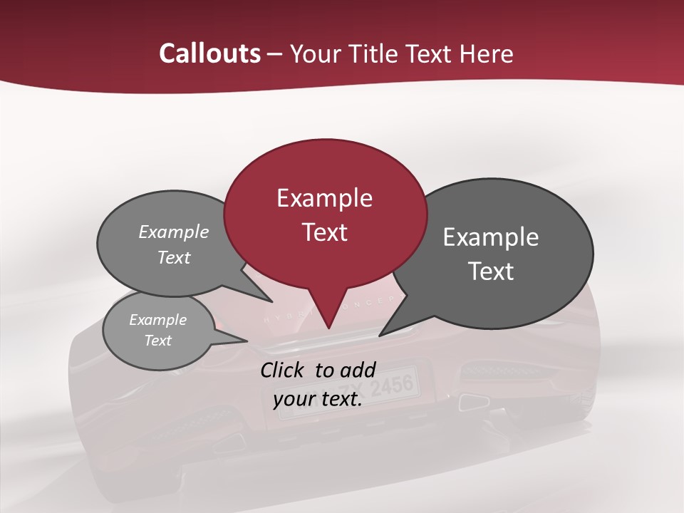 Blur Drive Automobile PowerPoint Template