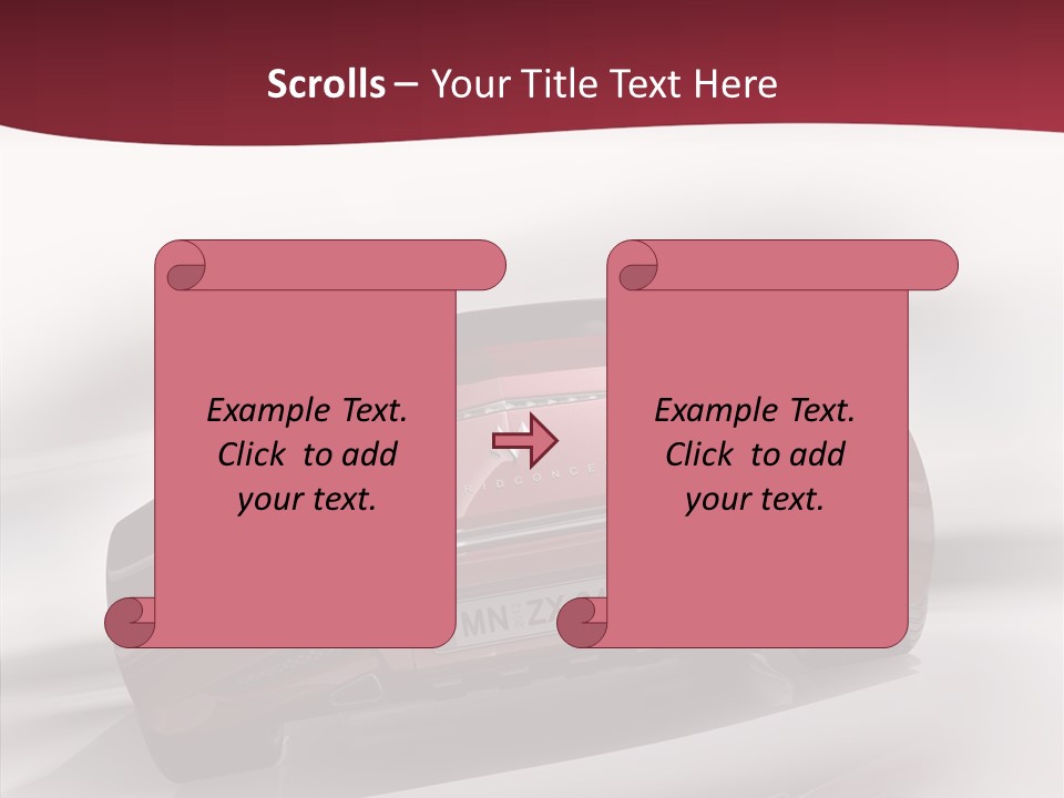 Blur Drive Automobile PowerPoint Template