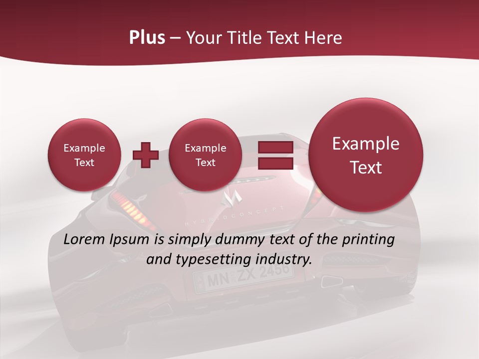 Blur Drive Automobile PowerPoint Template