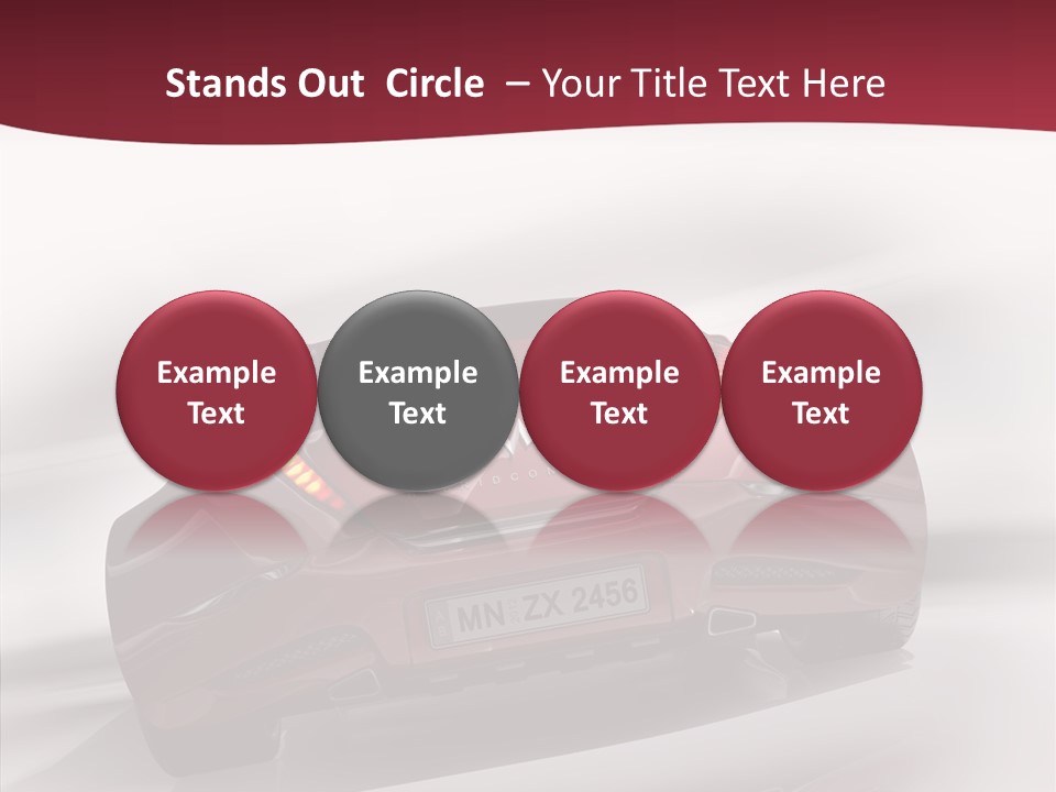 Blur Drive Automobile PowerPoint Template