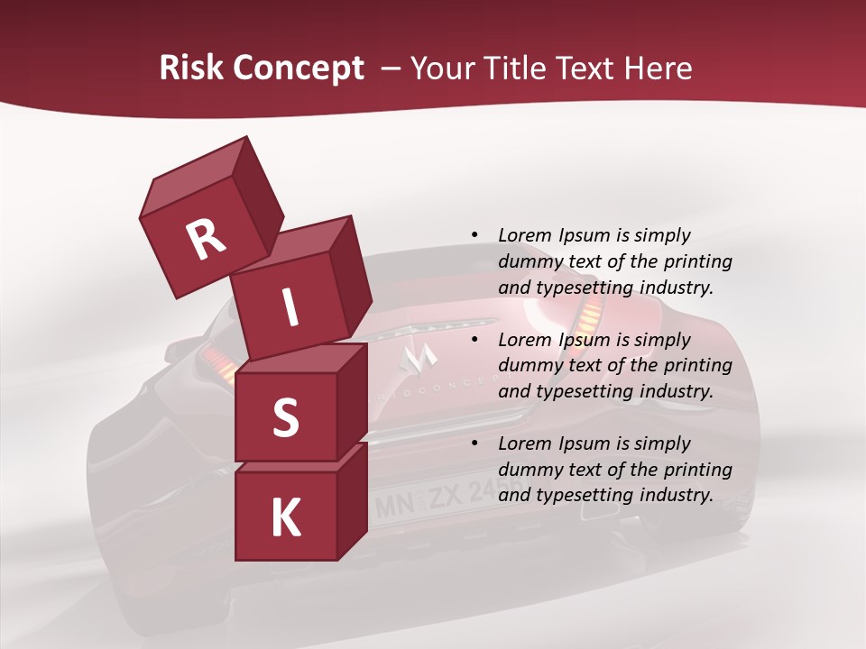 Blur Drive Automobile PowerPoint Template