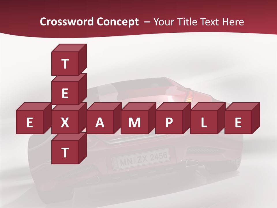 Blur Drive Automobile PowerPoint Template