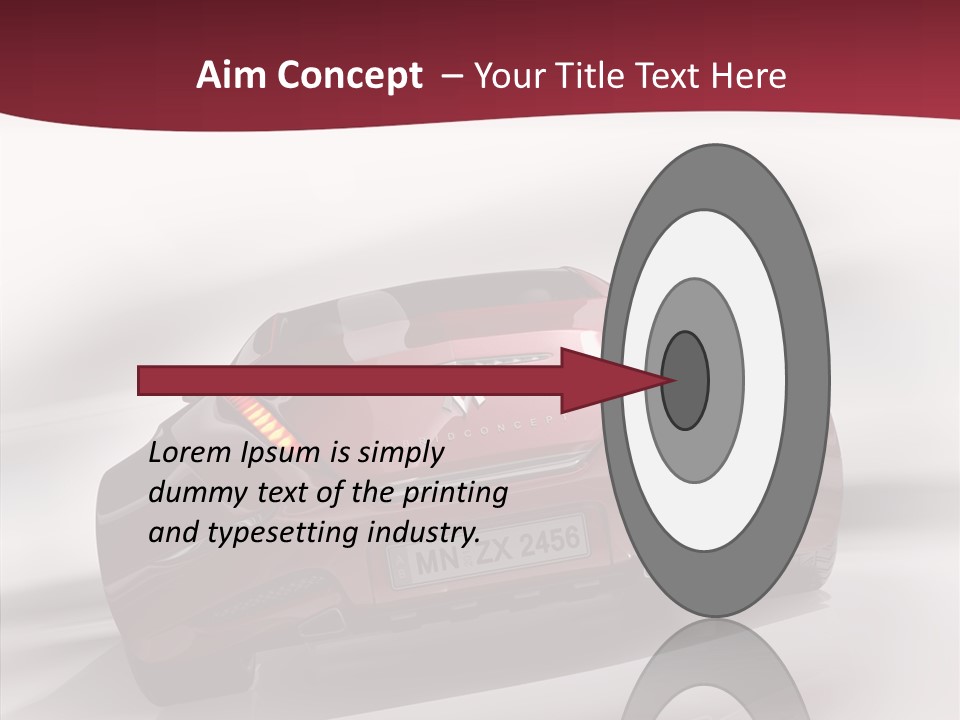Blur Drive Automobile PowerPoint Template
