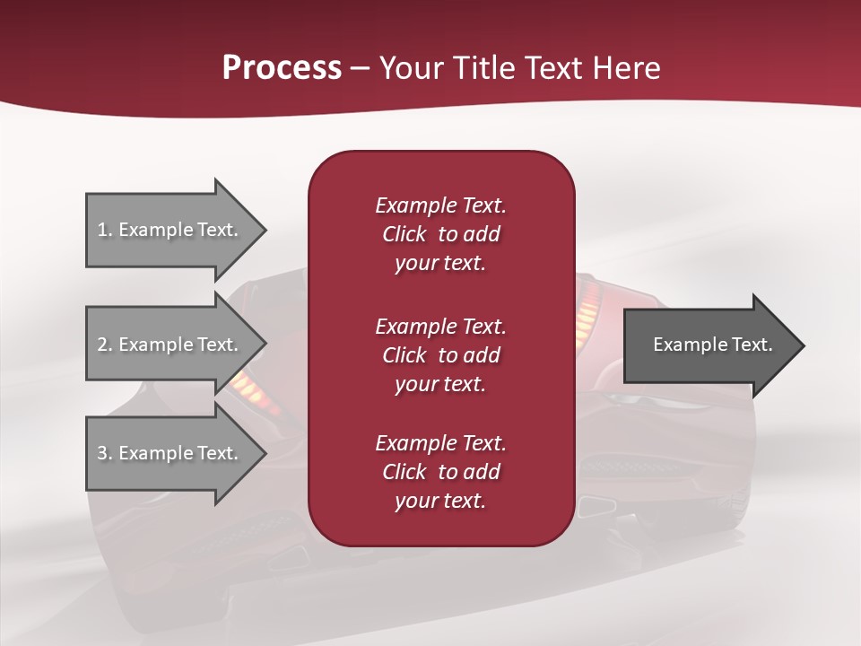 Blur Drive Automobile PowerPoint Template
