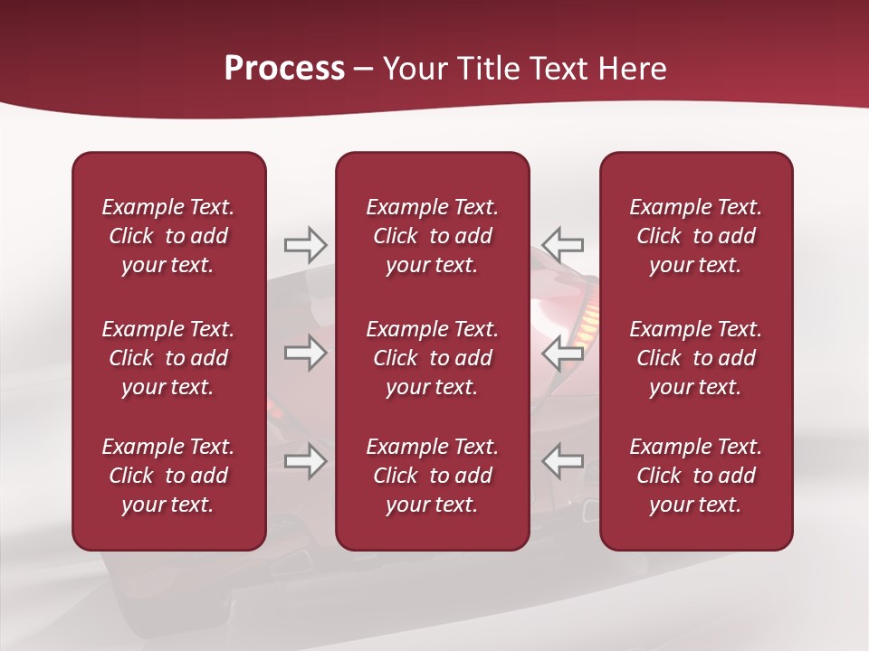 Blur Drive Automobile PowerPoint Template