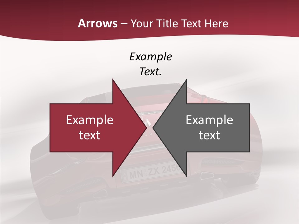 Blur Drive Automobile PowerPoint Template