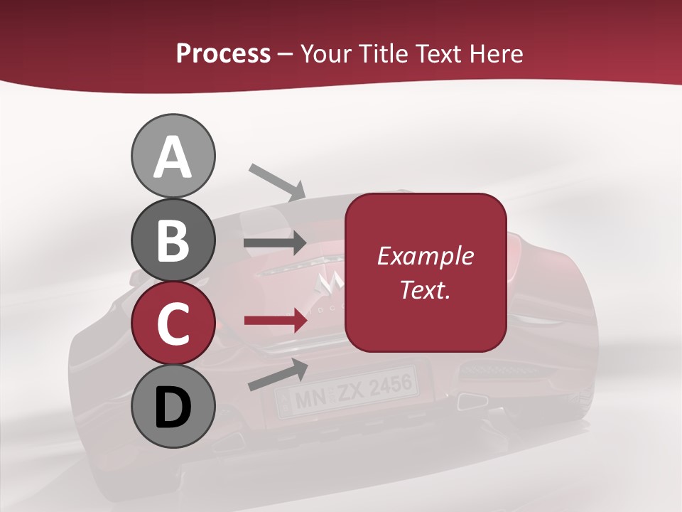 Blur Drive Automobile PowerPoint Template